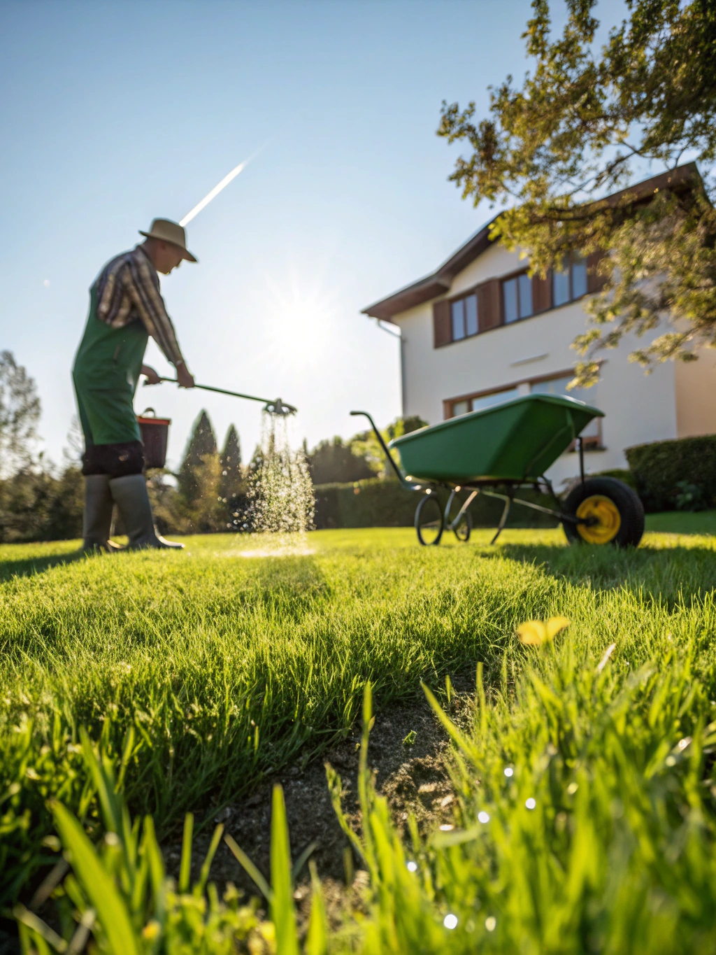 Lime Application professional lawn care service