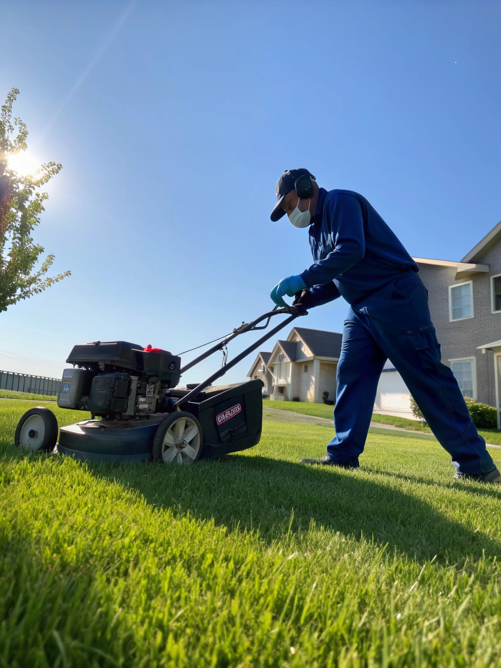 Professional weed control application